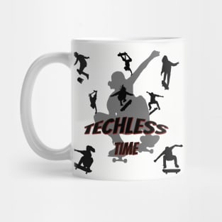 Techless Time Skater TShirt Mug